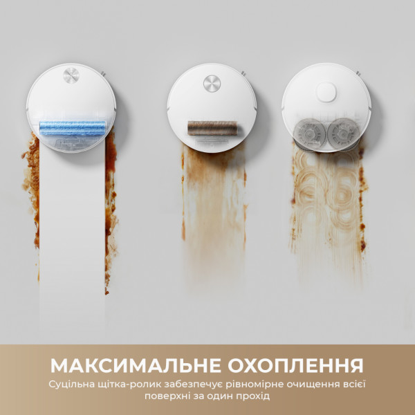 Фото - Робот-пылесос моющий Mova S70 Roller White (RLZ12SE-Wh)