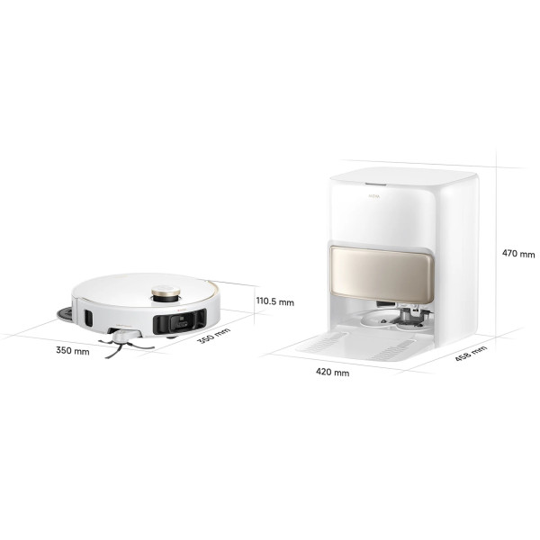 Фото - Робот-пилосос миючий Mova V50 Ultra Complete White EUA