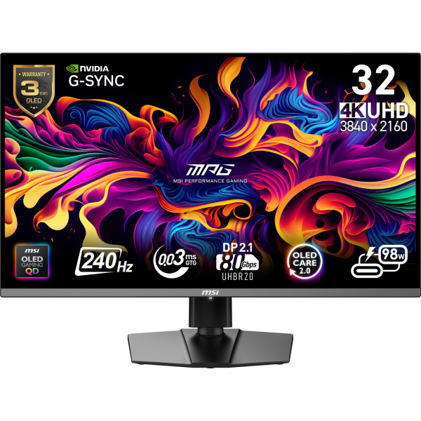 Фото - Монитор игровой MSI MPG 322URX QD-OLED