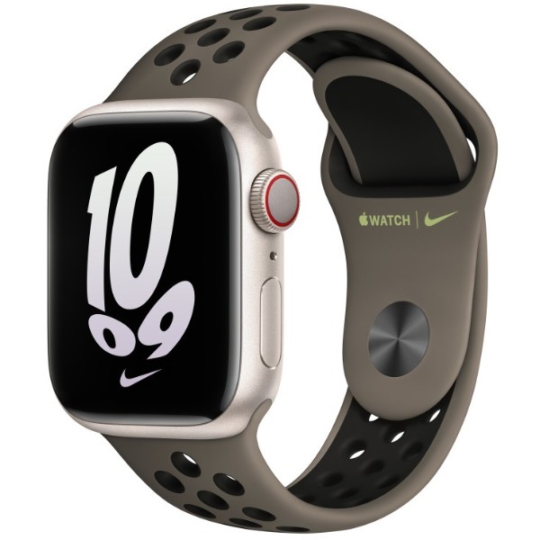 Фото - Ремешок для смарт-часов Apple 41mm Olive Grey/Black Nike Sport Band