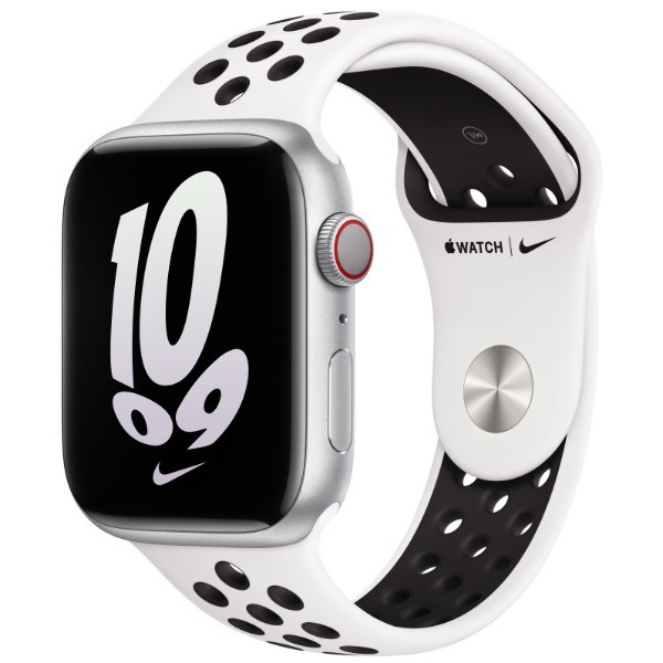 Фото - Ремешок для смарт-часов Apple 45mm Summit White/Black Nike Sport Band