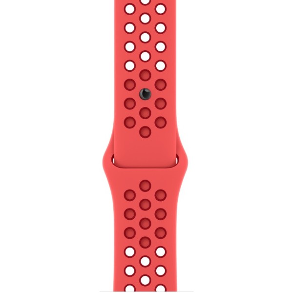 Фото - Ремешок для смарт-часов Apple 45mm Bright Crimson/Gym Red Nike Sport Band