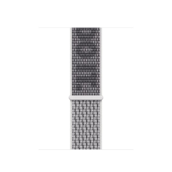 Фото - Ремінець для смарт-годинника Apple 41mm Summit White/Black Nike Sport Loop