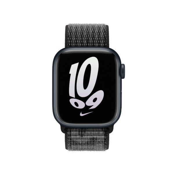 Фото - Ремінець для смарт-годинника Apple 41mm Black/Summit White Nike Sport Loop