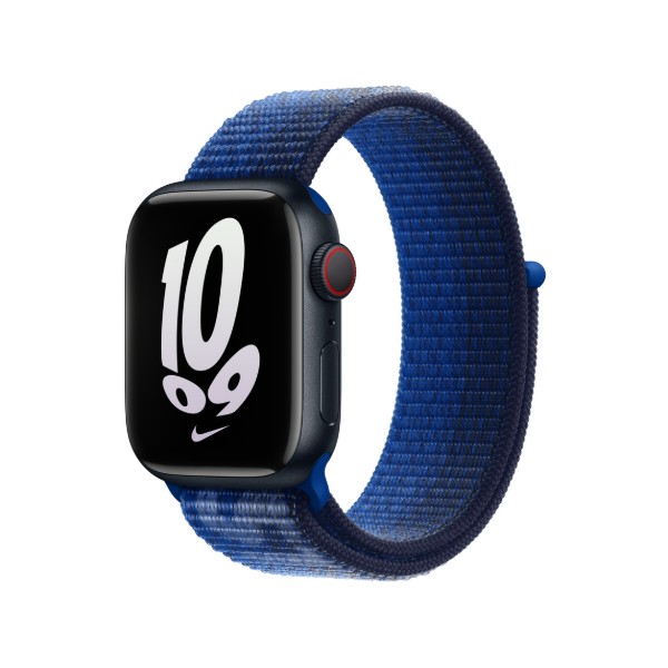 Фото - Ремешок для смарт-часов Apple 41mm Game Royal/Midnight Navy Nike Sport Loop Фото - Ремешок для смарт-часов Apple 41mm Game Royal/Midnight Navy Nike Sport Loop