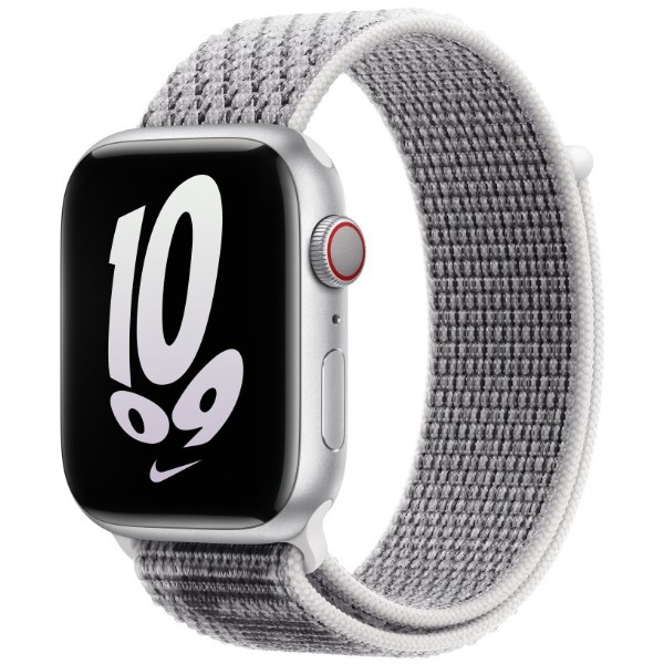 Фото - Ремешок для смарт-часов Apple 45mm Summit White/Black Nike Sport Loop