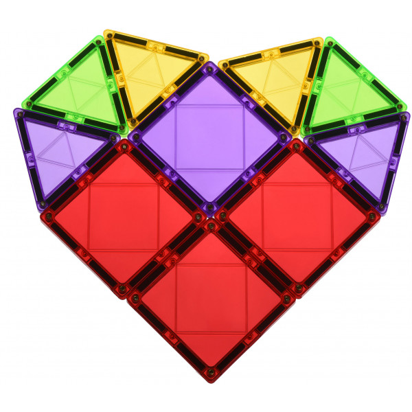 Фото - Магнітний конструктор Magkiss Плитки 70 ел. (MPL-70)