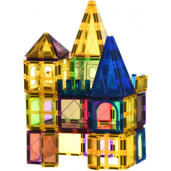 Фото - Магнітний конструктор Magkiss Плитки 70 ел. (MPL-70)