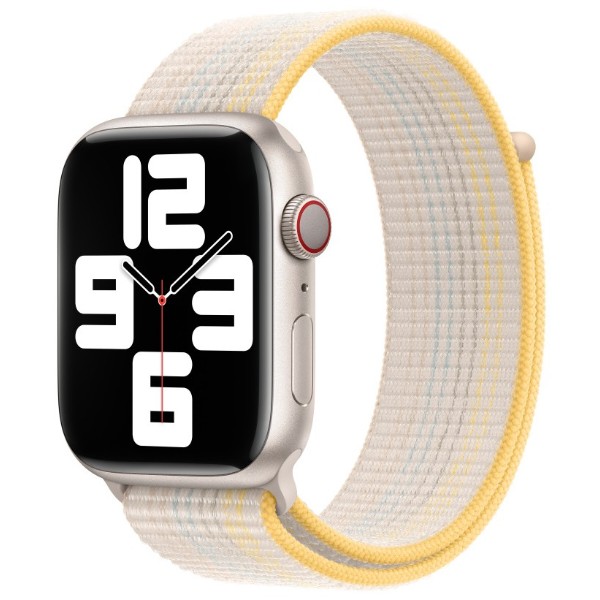 Фото - Ремінець для смарт-годинника Apple 45mm Starlight Sport Loop