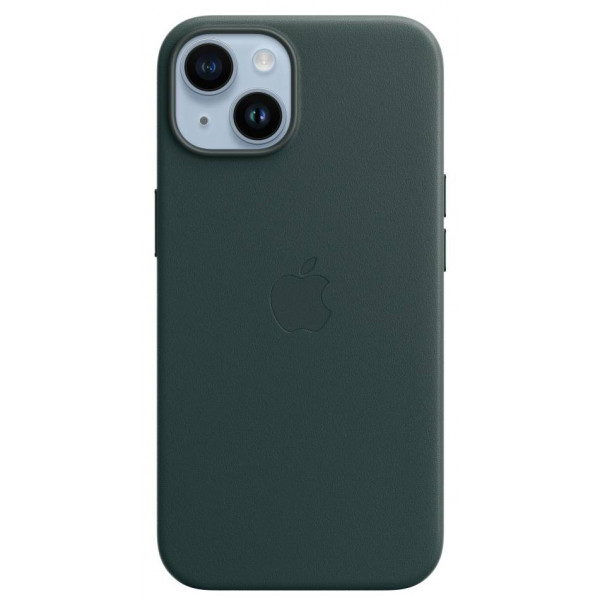 Фото - Чехол для смартфона Apple iPhone 14 Leather Case with MagSafe - Forest Green (MPP53)