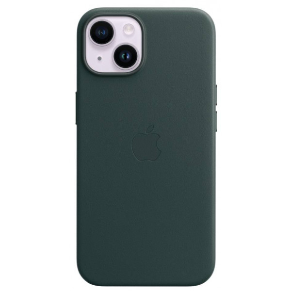 Фото - Чехол для смартфона Apple iPhone 14 Leather Case with MagSafe - Forest Green (MPP53)