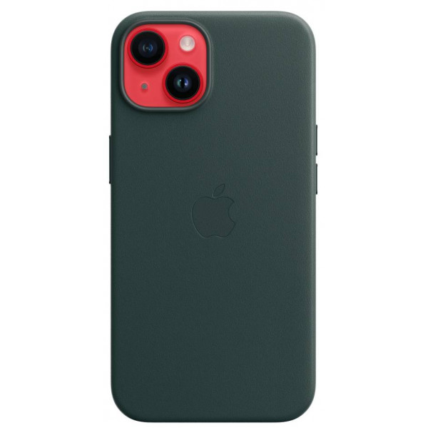 Фото - Чехол для смартфона Apple iPhone 14 Leather Case with MagSafe - Forest Green (MPP53)