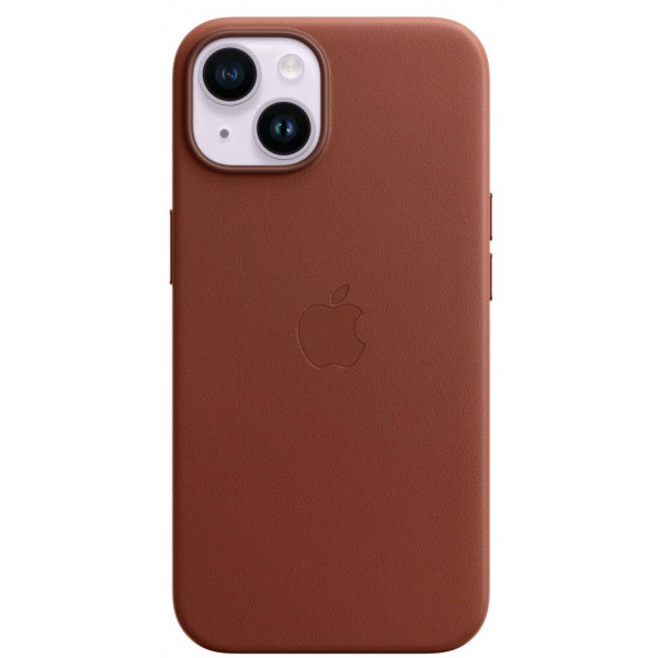 Фото - Чехол для смартфона Apple iPhone 14 Leather Case with MagSafe - Umber (MPP73)