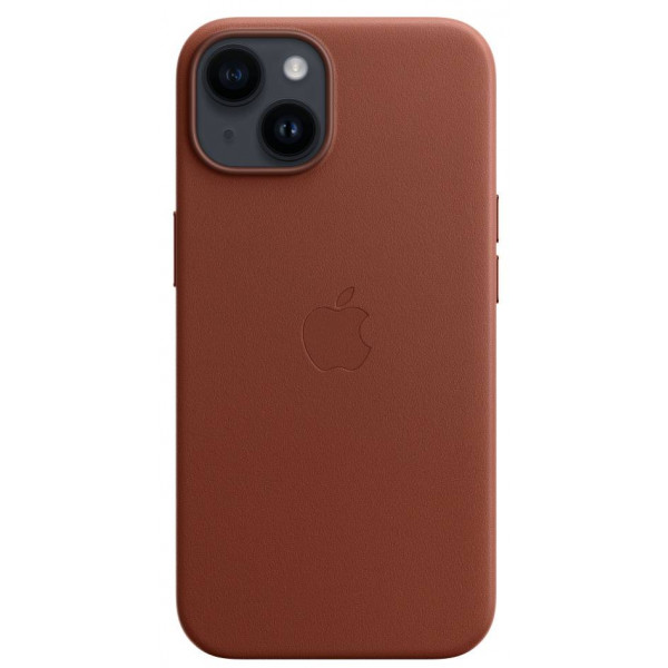 Фото - Чехол для смартфона Apple iPhone 14 Leather Case with MagSafe - Umber (MPP73)