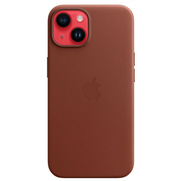 Фото - Чехол для смартфона Apple iPhone 14 Leather Case with MagSafe - Umber (MPP73)