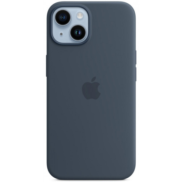 Фото - Чехол для смартфона Apple iPhone 14 Silicone Case with MagSafe - Storm Blue (MPRV3)