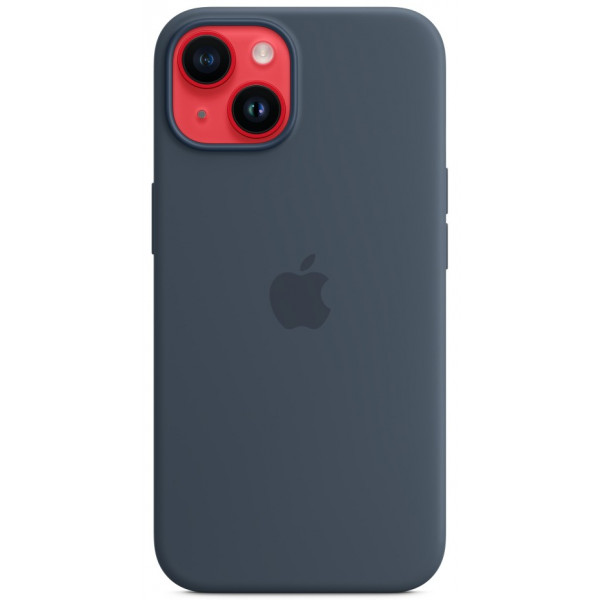 Фото - Чехол для смартфона Apple iPhone 14 Silicone Case with MagSafe - Storm Blue (MPRV3)