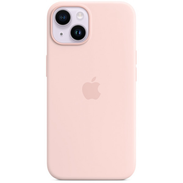Фото - Чохол для смартфону Apple iPhone 14 Silicone Case with MagSafe - Chalk Pink (MPRX3)
