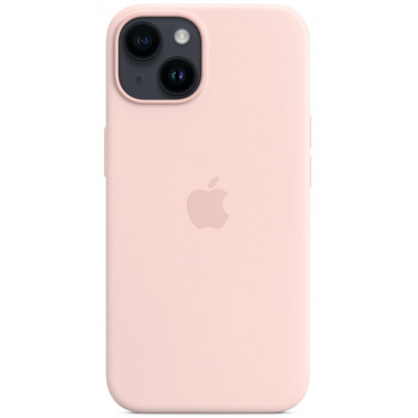 Фото - Чохол для смартфону Apple iPhone 14 Silicone Case with MagSafe - Chalk Pink (MPRX3)