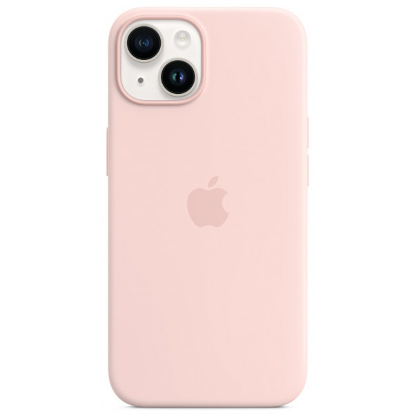 Фото - Чохол для смартфону Apple iPhone 14 Silicone Case with MagSafe - Chalk Pink (MPRX3)