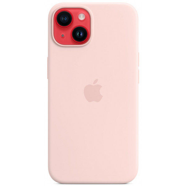 Фото - Чохол для смартфону Apple iPhone 14 Silicone Case with MagSafe - Chalk Pink (MPRX3)
