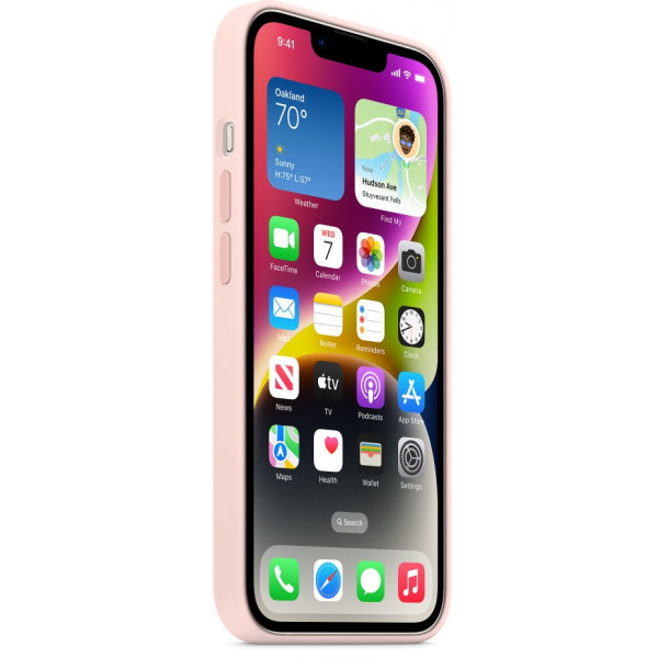 Фото - Чохол для смартфону Apple iPhone 14 Silicone Case with MagSafe - Chalk Pink (MPRX3)