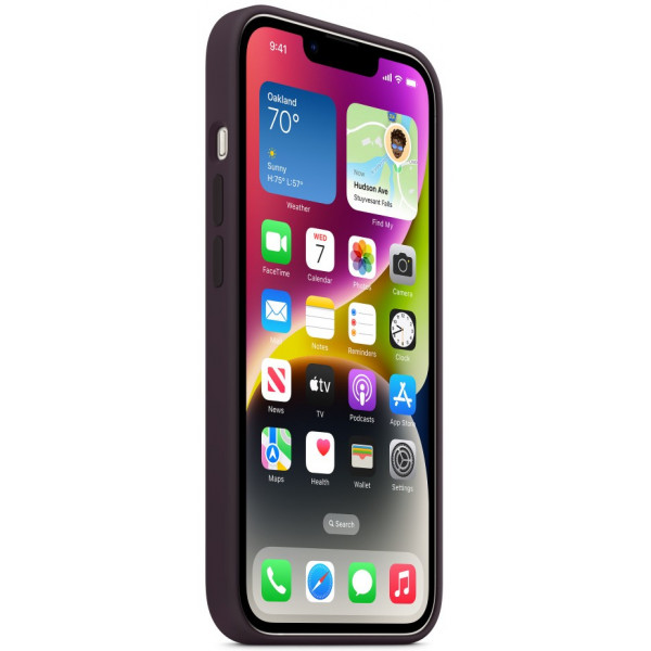Фото - Чохол для смартфону Apple iPhone 14 Silicone Case with MagSafe - Elderberry (MPT03)