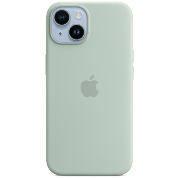 Фото - Чехол для смартфона Apple iPhone 14 Silicone Case with MagSafe - Succulent (MPT13)