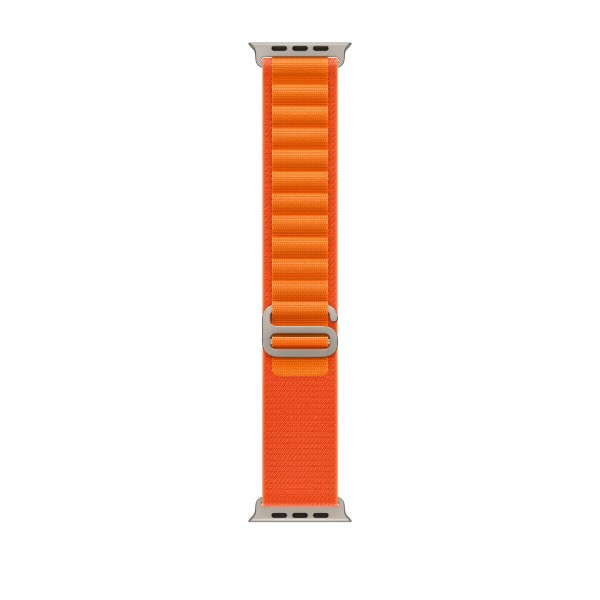 Фото - Ремінець для смарт-годинника Apple 49mm Orange Alpine Loop - Large