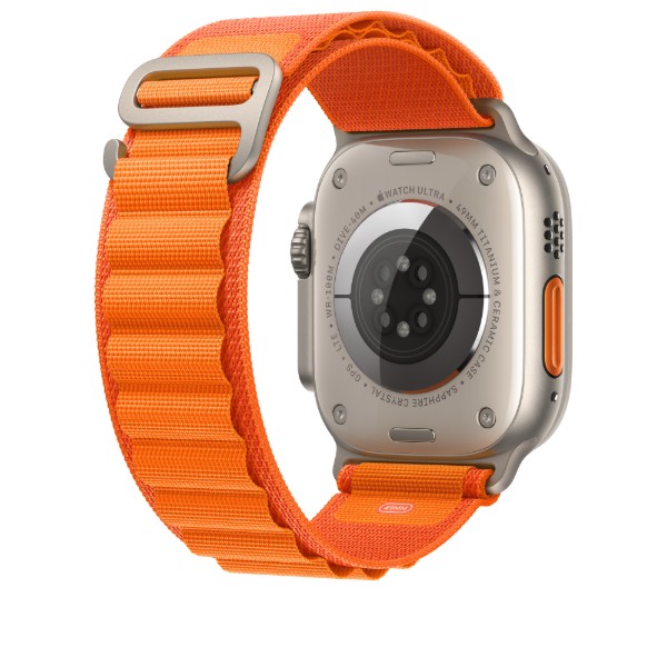 Фото - Ремінець для смарт-годинника Apple 49mm Orange Alpine Loop - Medium
