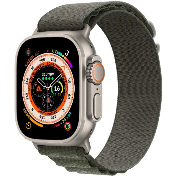 Фото - Ремінець для смарт-годинника Apple 49mm Green Alpine Loop - Medium