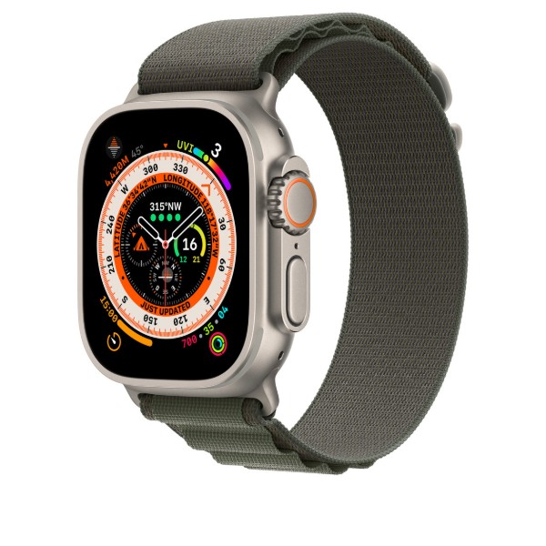 Фото - Ремінець для смарт-годинника Apple 49mm Green Alpine Loop - Large