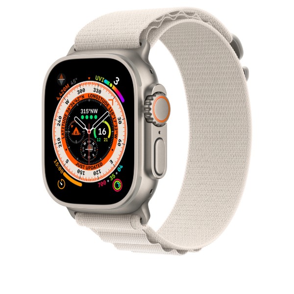 Фото - Ремінець для смарт-годинника Apple 49mm Starlight Alpine Loop - Small