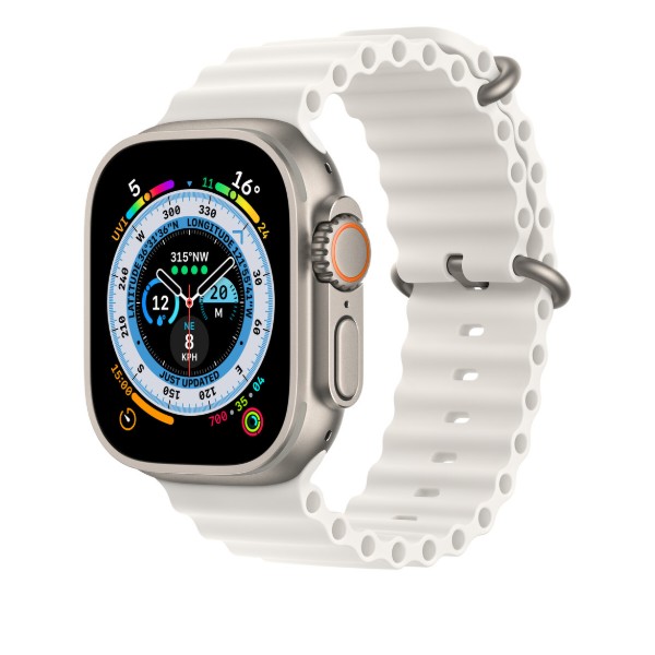 Фото - Ремінець для смарт-годинника Apple 49mm White Ocean Band (MQE93ZM/A)