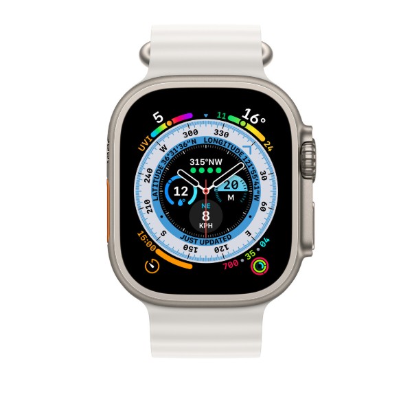 Фото - Ремінець для смарт-годинника Apple 49mm White Ocean Band (MQE93ZM/A)