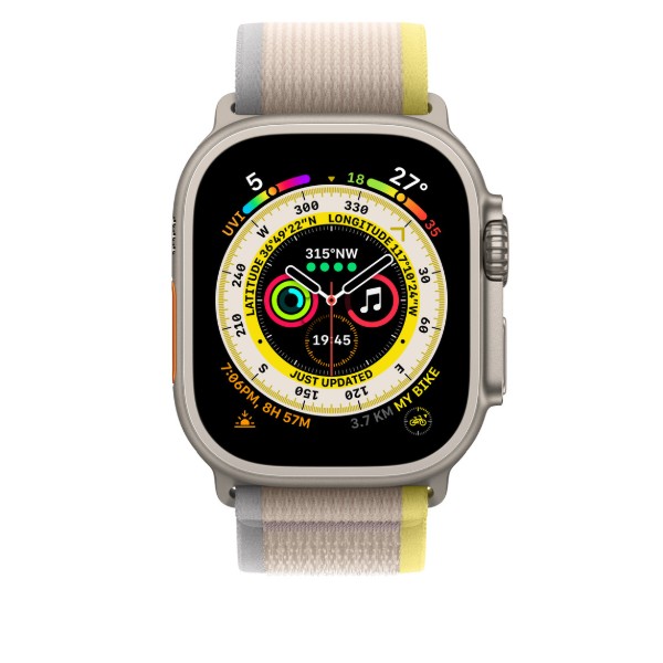Фото - Ремешок для смарт-часов Apple 49mm Yellow/Beige Trail Loop - M/L