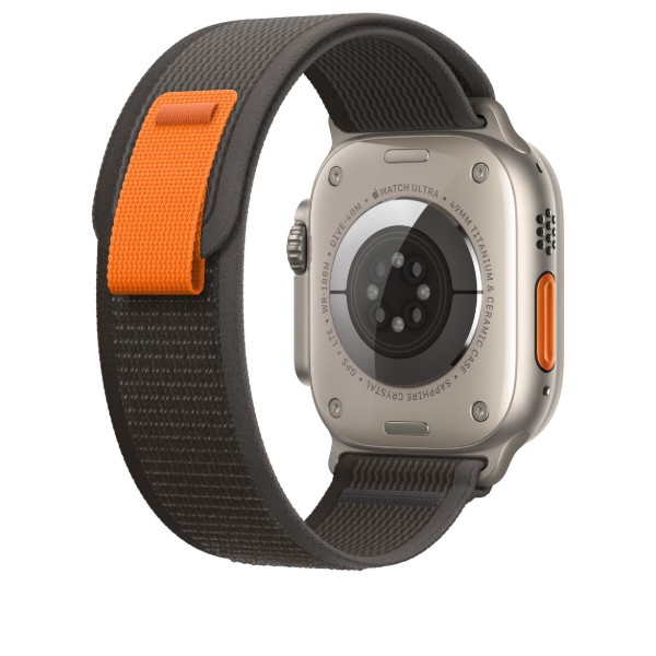 Фото - Ремешок для смарт-часов Apple 49mm Black/Gray Trail Loop - S/M
