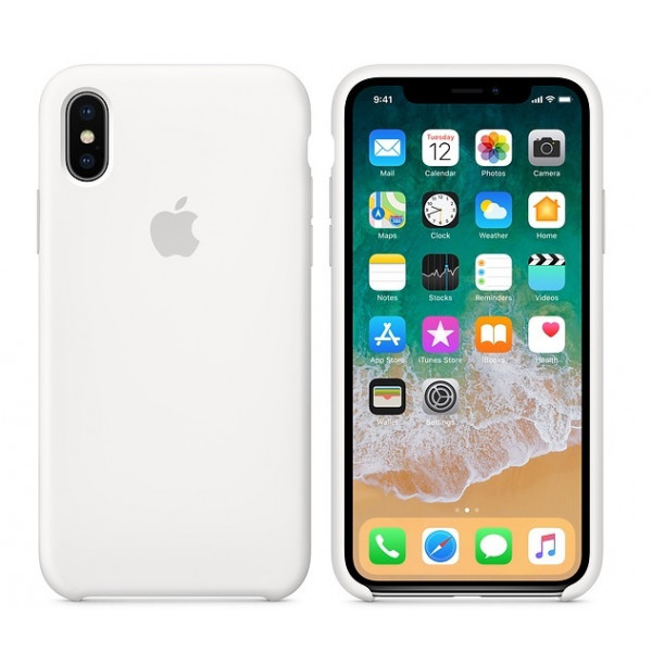 Фото - Чехол для смартфона Apple Silicone Case for iPhone X White (MQT22ZM/A)