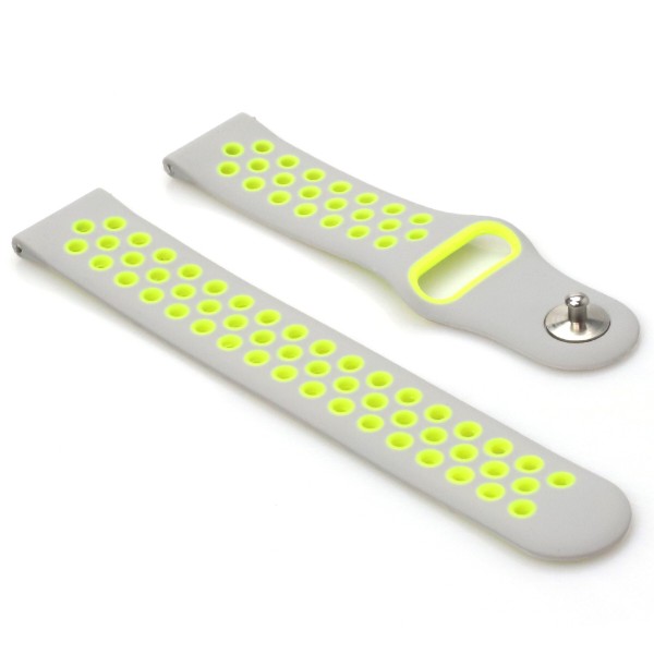 Фото - Ремінець для смарт-годинника BeCover Vents Style for Honor MagicWatch 2 / Huawei Watch 3 Pro Classic 46mm Gray-Green (707076)