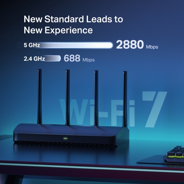 Фото - Маршрутизатор интернет WiFi7 Mercusys MR27BE