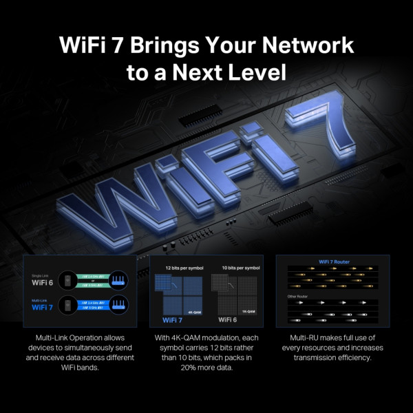 Фото - Маршрутизатор інтернет WiFi7 Mercusys MR37BE