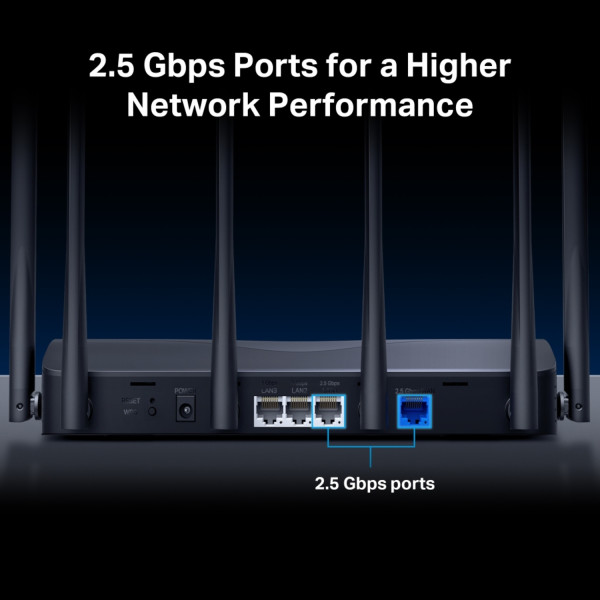 Фото - Маршрутизатор інтернет WiFi7 Mercusys MR37BE