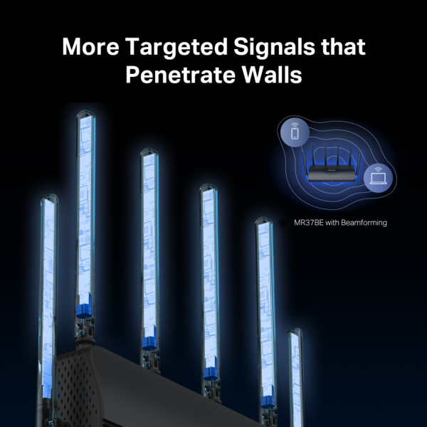 Фото - Маршрутизатор інтернет WiFi7 Mercusys MR37BE