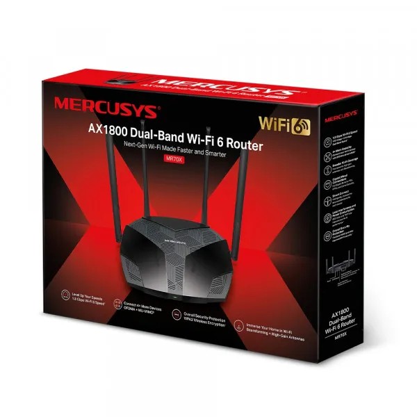 Фото - Мікропошкодження - Маршрутизатор інтернет WiFi6 Mercusys MR70X