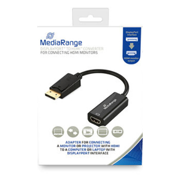 Фото - Перехідник MediaRange DisplayPort to HDMI (MRCS175)