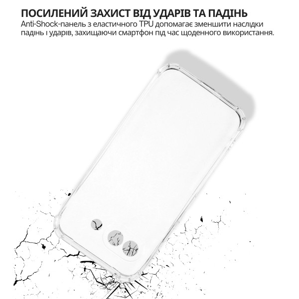 Фото - Чохол для смартфону BeCover Anti-Shock for Google Pixel 9a Clear (715071)