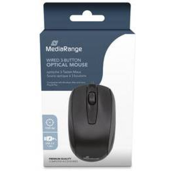 Фото - Миша дротова MediaRange Black (MROS211)