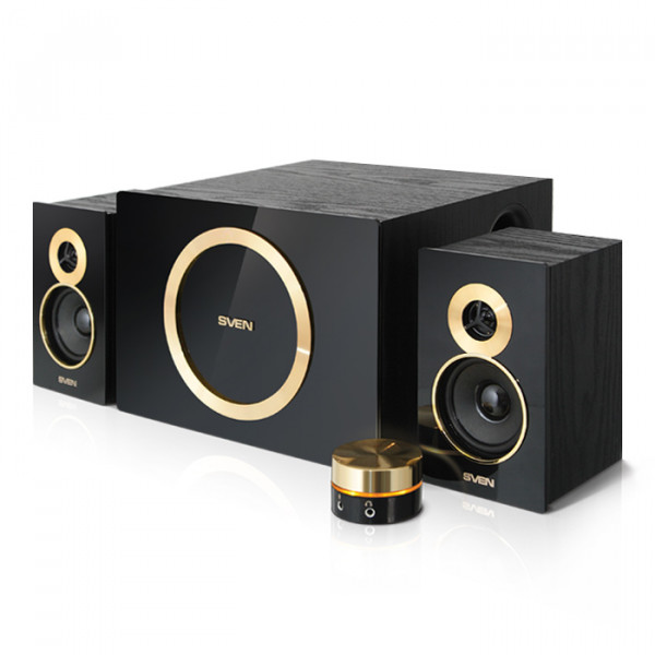 Фото - Компьютерная акустика Sven MS-1085 Gold Black Фото - Компьютерная акустика Sven MS-1085 Gold Black