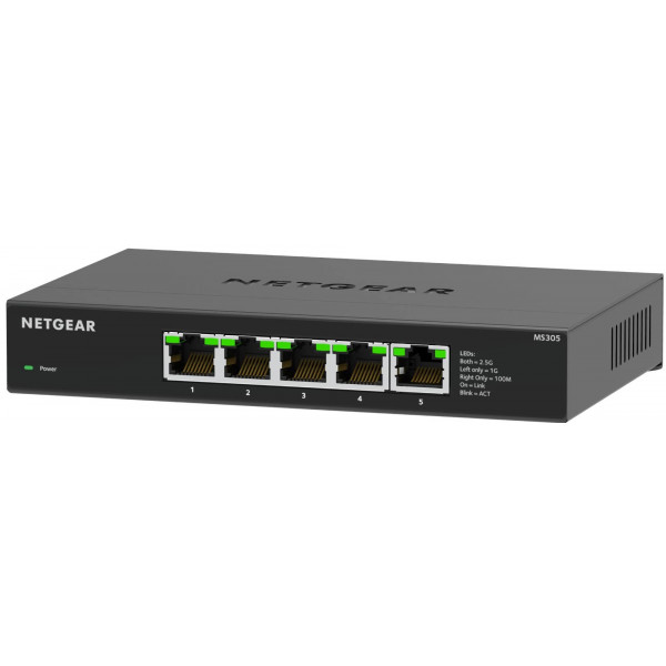 Фото - Коммутатор локальної мережі (Switch) Netgear MS305-100EUS