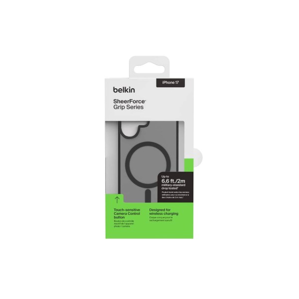 Фото - Чехол для смартфона Belkin for iPhone 17 Magnetic Protective Grip Black (MSA034HQBK)